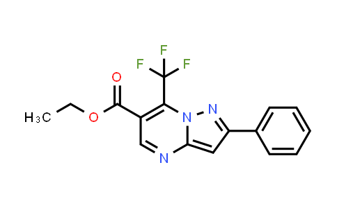 Ethyl 2-phenyl-7-(trifluoromethyl)pyrazolo[1,5-a]pyrimidine-6-carboxylate