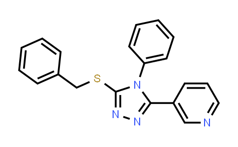 3-(5-(Benzylthio)-4-phenyl-4H-1,2,4-triazol-3-yl)pyridine