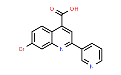 7-溴-2-(吡啶-3-基)喹啉-4-羧酸