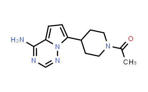 1-(4-(4-Aminopyrrolo[2,1-f][1,2,4]triazin-7-yl)piperidin-1-yl)ethan-1-one