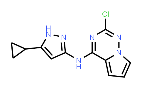 2-Chloro-N-(5-cyclopropyl-1H-pyrazol-3-yl)pyrrolo[2,1-f][1,2,4]triazin-4-amine
