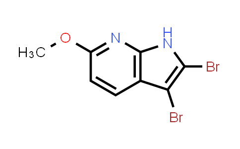 2,3-二溴-6-甲氧基-1H-吡咯并[2,3-b]吡啶
