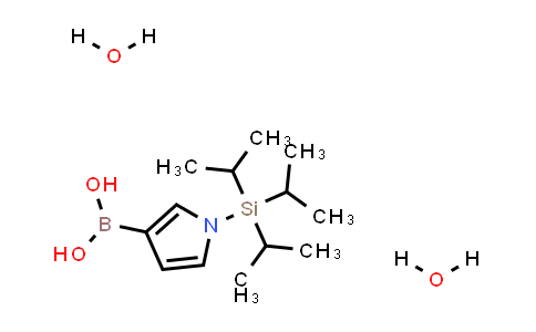 (1-[Tris(propan-2-yl)silyl]-1H-pyrrol-3-yl)boronic acid dihydrate