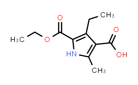5-(Ethoxycarbonyl)-4-ethyl-2-methyl-1h-pyrrole-3-carboxylic acid