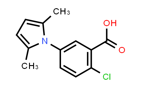 2-氯-5-(2,5-二甲基-1h-吡咯-1-基)苯甲酸