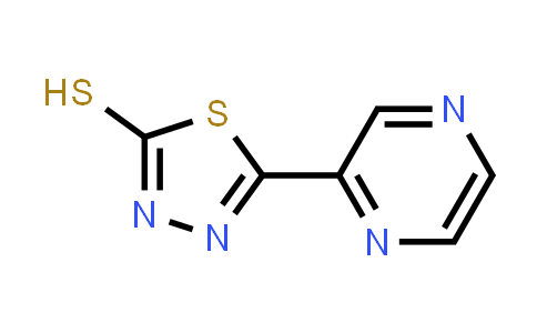 5-Pyrazin-2-yl-1,3,4-thiadiazole-2-thiol