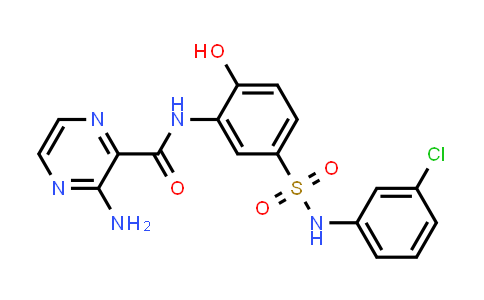3-Amino-n-{5-[(3-chlorophenyl)sulfamoyl]-2-hydroxyphenyl}pyrazine-2-carboxamide