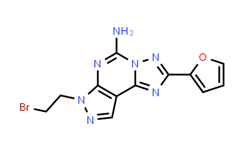7-(2-溴乙基)-2-(呋喃-2-基)-7H-吡唑并[4,3-e][1,2,4]三唑并[1,5-c]嘧啶-5-胺