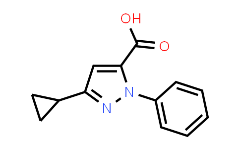 3-Cyclopropyl-1-phenyl-1H-pyrazole-5-carboxylic acid