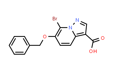 Methyl 6-(benzyloxy)-7-bromopyrazolo[1,5-a]pyridine-3-carboxylate