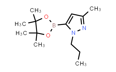 3-甲基-1-丙基-5-(4,4,5,5-四甲基-1,3,2-二氧硼杂环戊烷-2-基)-1H-吡唑