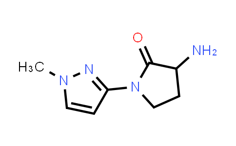 3-氨基-1-(1-甲基-1h-吡唑-3-基)吡咯烷-2-酮