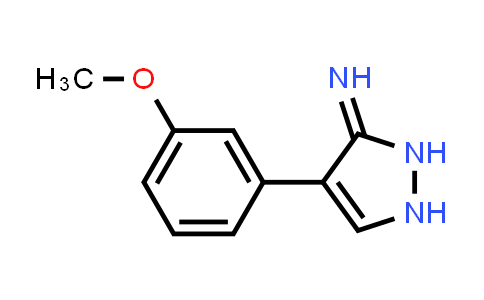 4-(3-Methoxyphenyl)-1,2-dihydro-3h-pyrazol-3-imine