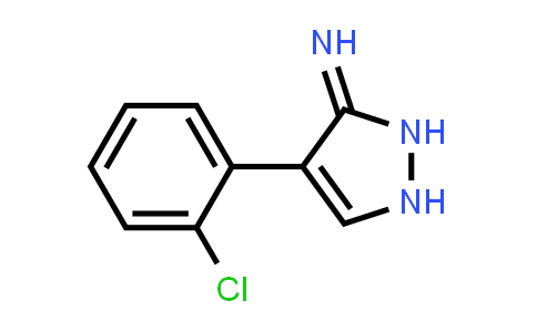 4-(2-Chlorophenyl)-1,2-dihydro-3h-pyrazol-3-imine
