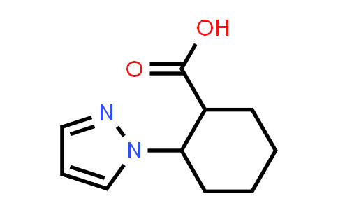 2-(1h-Pyrazol-1-yl)cyclohexane-1-carboxylic acid