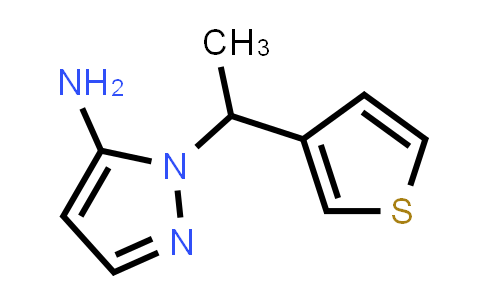 1-(1-(Thiophen-3-yl)ethyl)-1H-pyrazol-5-amine