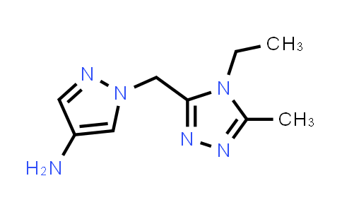 1-((4-Ethyl-5-methyl-4h-1,2,4-triazol-3-yl)methyl)-1h-pyrazol-4-amine