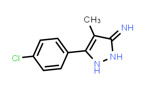 5-(4-Chlorophenyl)-4-methyl-1,2-dihydro-3h-pyrazol-3-imine
