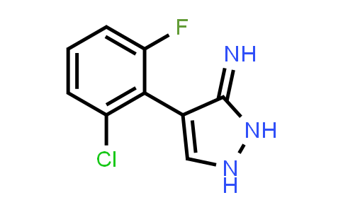 4-(2-Chloro-6-fluorophenyl)-1,2-dihydro-3h-pyrazol-3-imine