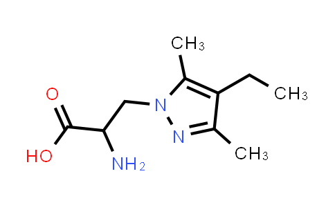 2-氨基-3-(4-乙基-3,5-二甲基-1H-吡唑-1-基)丙酸