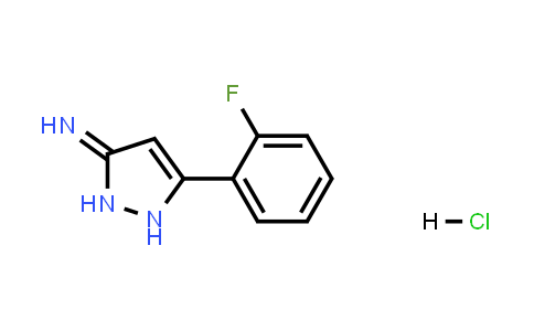 5-(2-Fluorophenyl)-1,2-dihydro-3H-pyrazol-3-imine hydrochloride