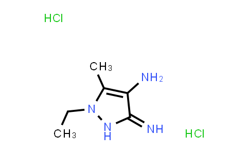 1-Ethyl-3-imino-5-methyl-2,3-dihydro-1h-pyrazol-4-amine dihydrochloride