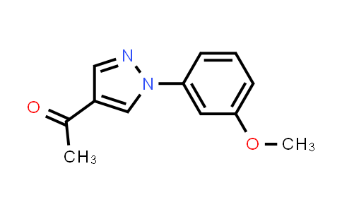 1-(1-(3-甲氧基苯基)-1H-吡唑-4-基)乙烷-1-酮