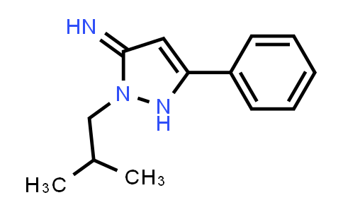 2-(2-Methylpropyl)-5-phenyl-2,3-dihydro-1h-pyrazol-3-imine