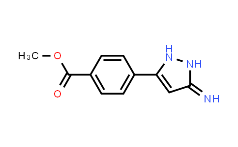 Methyl 4-(5-imino-2,5-dihydro-1h-pyrazol-3-yl)benzoate