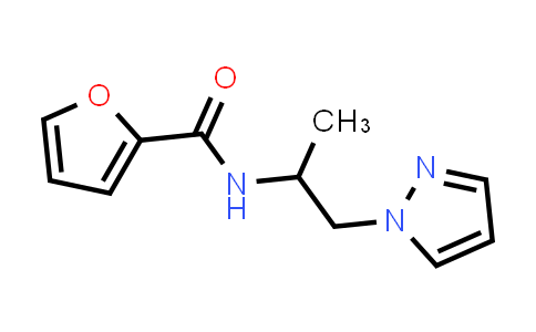 N-(1-(1H-吡唑-1-基)丙烷-2-基)呋喃-2-甲酰胺