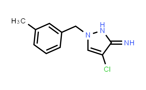4-Chloro-1-(3-methylbenzyl)-1,2-dihydro-3h-pyrazol-3-imine