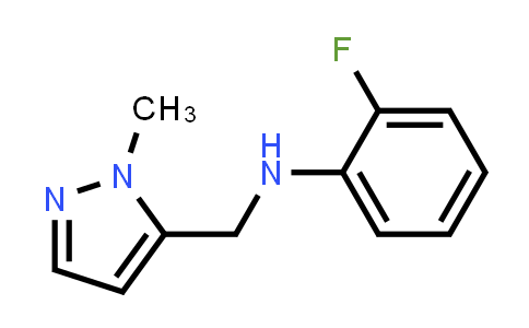 2-Fluoro-N-((1-methyl-1h-pyrazol-5-yl)methyl)aniline