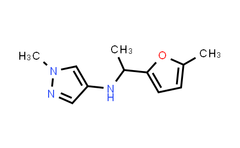 1-甲基-N-(1-(5-甲基呋喃-2-基)乙基)-1H-吡唑-4-胺