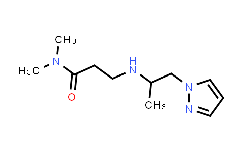 3-((1-(1h-Pyrazol-1-yl)propan-2-yl)amino)-N,N-dimethylpropanamide