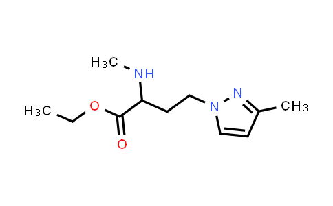 Ethyl 4-(3-methyl-1h-pyrazol-1-yl)-2-(methylamino)butanoate