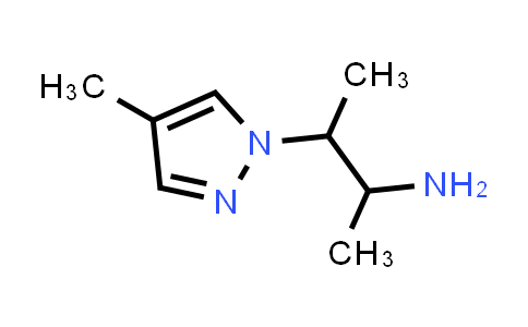 3-(4-甲基-1h-吡唑-1-基)丁烷-2-胺