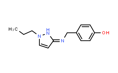 4-(((1-Propyl-1,2-dihydro-3h-pyrazol-3-ylidene)amino)methyl)phenol