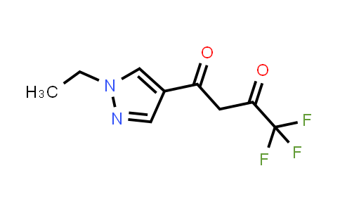 1-(1-Ethyl-1h-pyrazol-4-yl)-4,4,4-trifluorobutane-1,3-dione