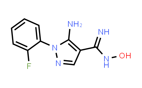 5-Amino-1-(2-fluorophenyl)-N-hydroxy-1H-pyrazole-4-carboximidamide