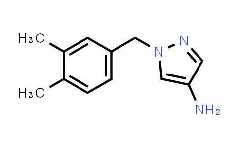 1-(3,4-二甲基苄基)-1H-吡唑-4-胺