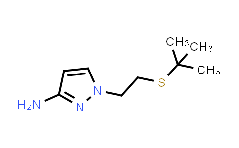 1-(2-(叔丁硫基)乙基)-1H-吡唑-3-胺