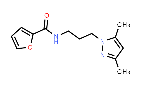 n-(3-(3,5-Dimethyl-1h-pyrazol-1-yl)propyl)furan-2-carboxamide