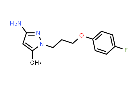 1-[3-(4-氟苯氧基)丙基]-5-甲基-1h-吡唑-3-胺