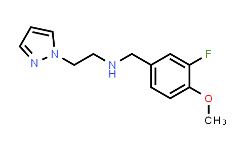 N-(3-氟-4-甲氧基苄基)-2-(1H-吡唑-1-基)乙-1-胺
