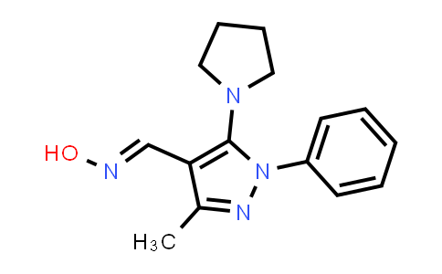 n-{[3-甲基-1-苯基-5-(吡咯烷-1-基)-1h-吡唑-4-基]亚甲基}羟胺