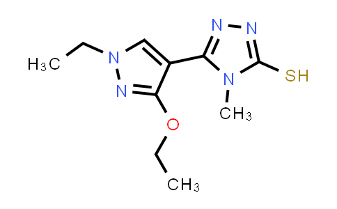 5-(3-乙氧基-1-乙基-1H-吡唑-4-基)-4-甲基-4H-1,2,4-三唑-3-硫醇