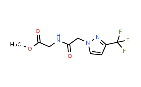 Methyl (2-(3-(trifluoromethyl)-1h-pyrazol-1-yl)acetyl)glycinate