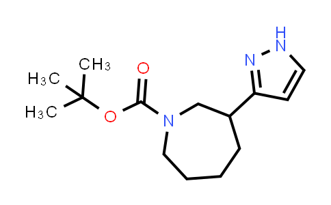 Tert-butyl3-(1h-pyrazol-3-yl)azepane-1-carboxylate