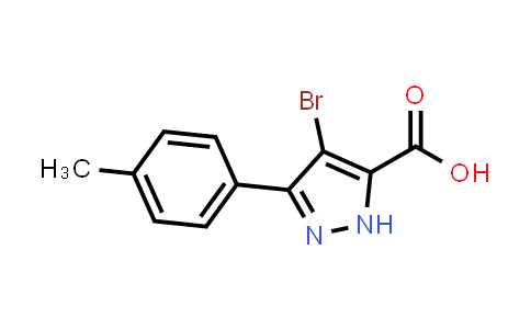 4-溴-3-(对甲苯基)-1H-吡唑-5-羧酸