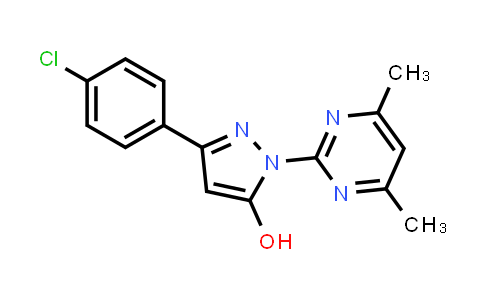 3-(4-Chlorophenyl)-1-(4,6-dimethylpyrimidin-2-yl)-1H-pyrazol-5-ol